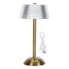 Dimmable Crystal Table Lamp 3 Color Changing Touch Control LED Rechargeable Desk Lamp for Bedroom