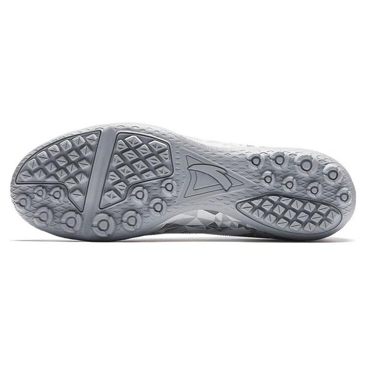 Anta TF (Резиновые шипы) Футбольные бутсы с искусственным покрытием, прочные, мужские, серые, белые 912332201-4