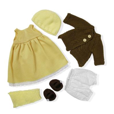 BlissfulPixie Одежда для кукол Waldorf ручной работы 30 см комплект одежды Lovely Box Девочки Рождественский подарок на день рождения Аксессуары для одежды Amelia -