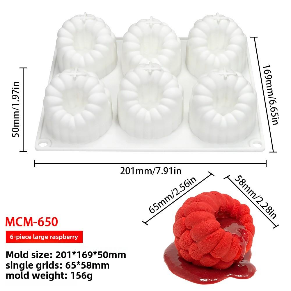 Фруктовая серия Манго Груша Форма для выпечки Муссовый торт Силиконовая форма Десерт Выпечка Антипригарная Прочная Легко моется Французский торт Украшение