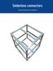 Оцинкованный соединитель квадратных и прямоугольных труб - Стальной крепежный зажим без сварки