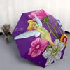 Tinker bell Themed Travel Umbrella-8 Ribs Automatic Opening and Closing, Portable Folding Design, Compact and Stylish Umbrella Suitable for