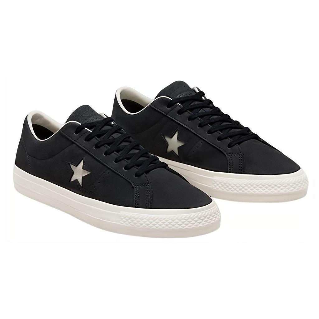 Converse One Star Pro Comfortable Versatile Slip Resistant Durable Lightweight Low Top Skate Shoes Unisex Sneakers Black A03674C