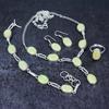 Natural Orange Triplet Opal Gemstone 925 Sterling Silver Jewelry Set T4Y90