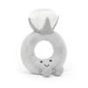 Jellycat Amuseables Плюшевая игрушка Кольцо с бриллиантом 8 дюймов - Плюшевая игрушка Обручальное кольцо - Подарок на помолвку или свадьбу