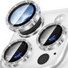 1 Set Glitter Bling Metal Glass Camera Lens Protector for IPhone 16 15 14 13 Pro Max Plus 16Pro IPhone16 Women Ring Lens Cover