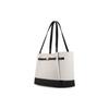 Michael Kors MK Reed Color Block Tote Bag Women Tote Vanilla-White Black 35S3G6RT3B-927