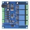 4-канальный релейный модуль PCB RTU Релейная плата Переключатель RS485 TTL Предотвращение обратного соединения