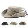 Waterproof Bucket Hat Summer Men Women Hat Outdoor UV Protection Wide Brim Panama Safari Hunting Hiking Fishing Sun Hat