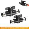 Hand BUC Hand Valve Black Quick Joint Connector Pneumatic Threaded Joint BUC Fitting