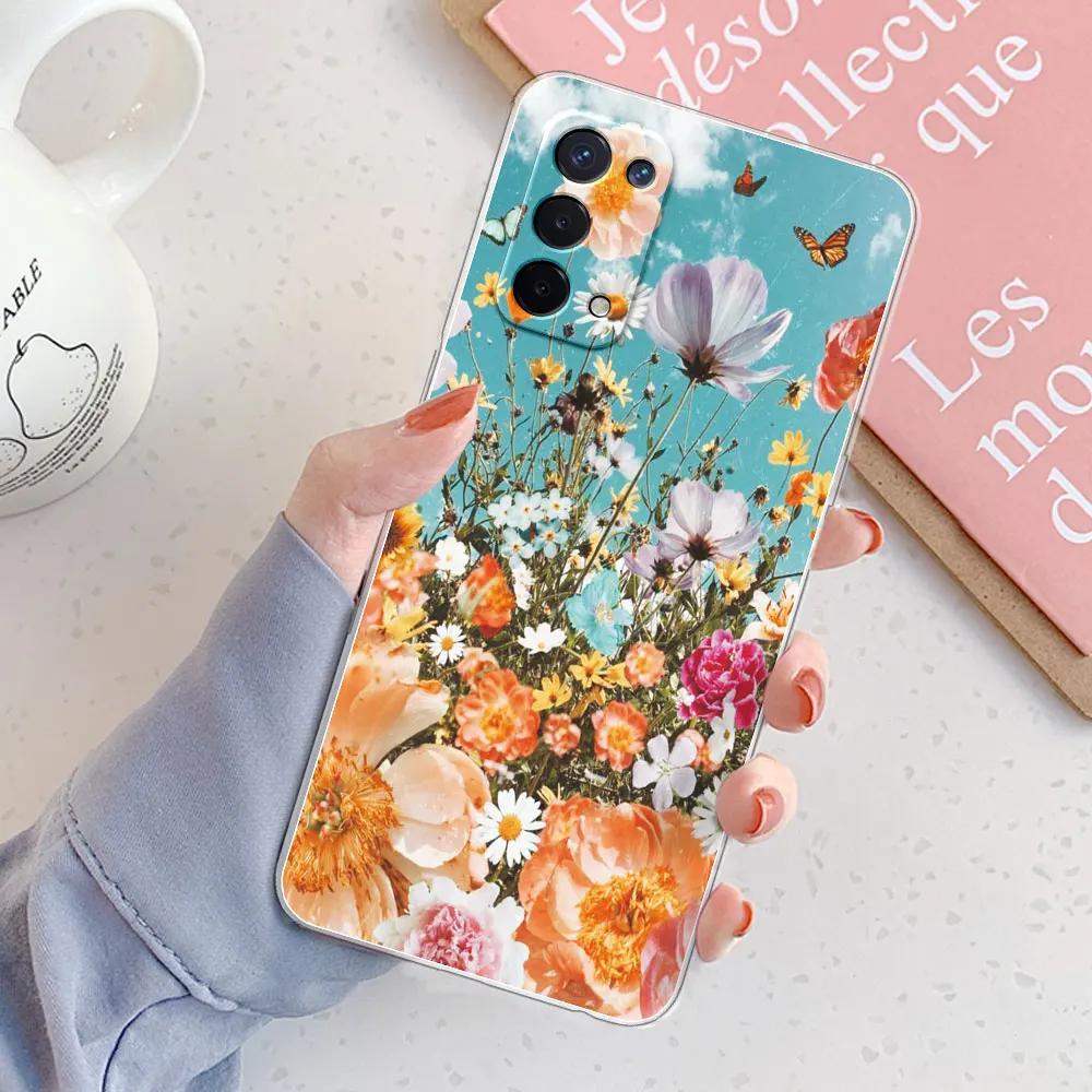 Чехол для OPPO A74 5G Чехол для OPPO A74 Девочки Прозрачный Мягкий Силикон Fundas Чехлы для Телефона Для OPPOA74 A 74 Чехол Coque