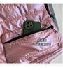 Solid Down Knapsack Large Capacity Quilted Backpack Teen Student Schoolbag Multi-pocket Rucksack Puffer Cotton Versatile Bookbag