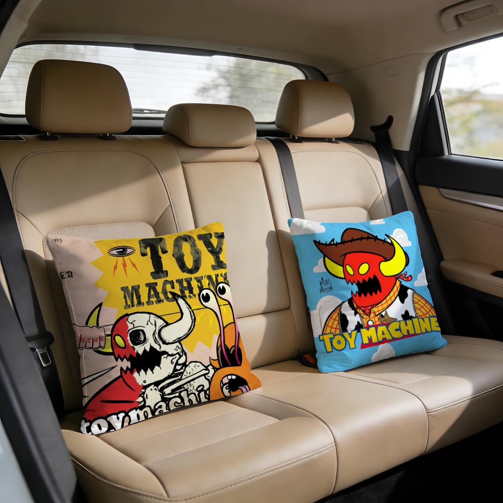TToy MMachineS SSkateS Cushion Cover Short plush pillowcase for bed sofa carwashable