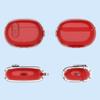TPU Earphone Protective Case Transparent Lock Catch Earphone Soft Cover Dustproof Soft for Beats Studio Buds/Buds+