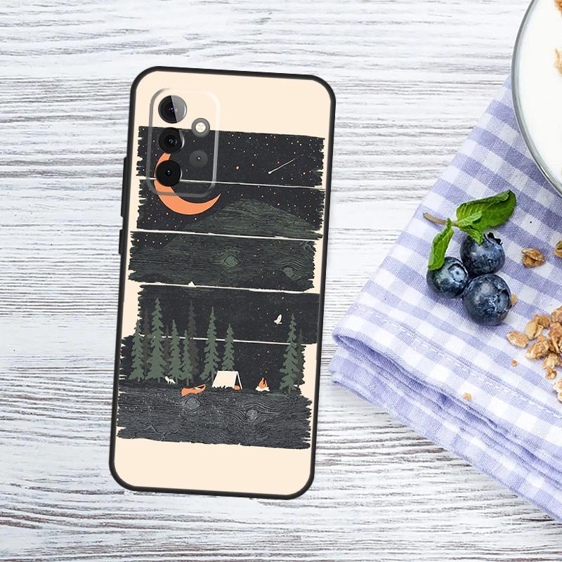 Кейс для кемпинга и искусства для Samsung Galaxy A54 A34 A14 A56 A36 A16 A06 A13 A53 A12 A22 A32 A52 A35 A17 A15 A55