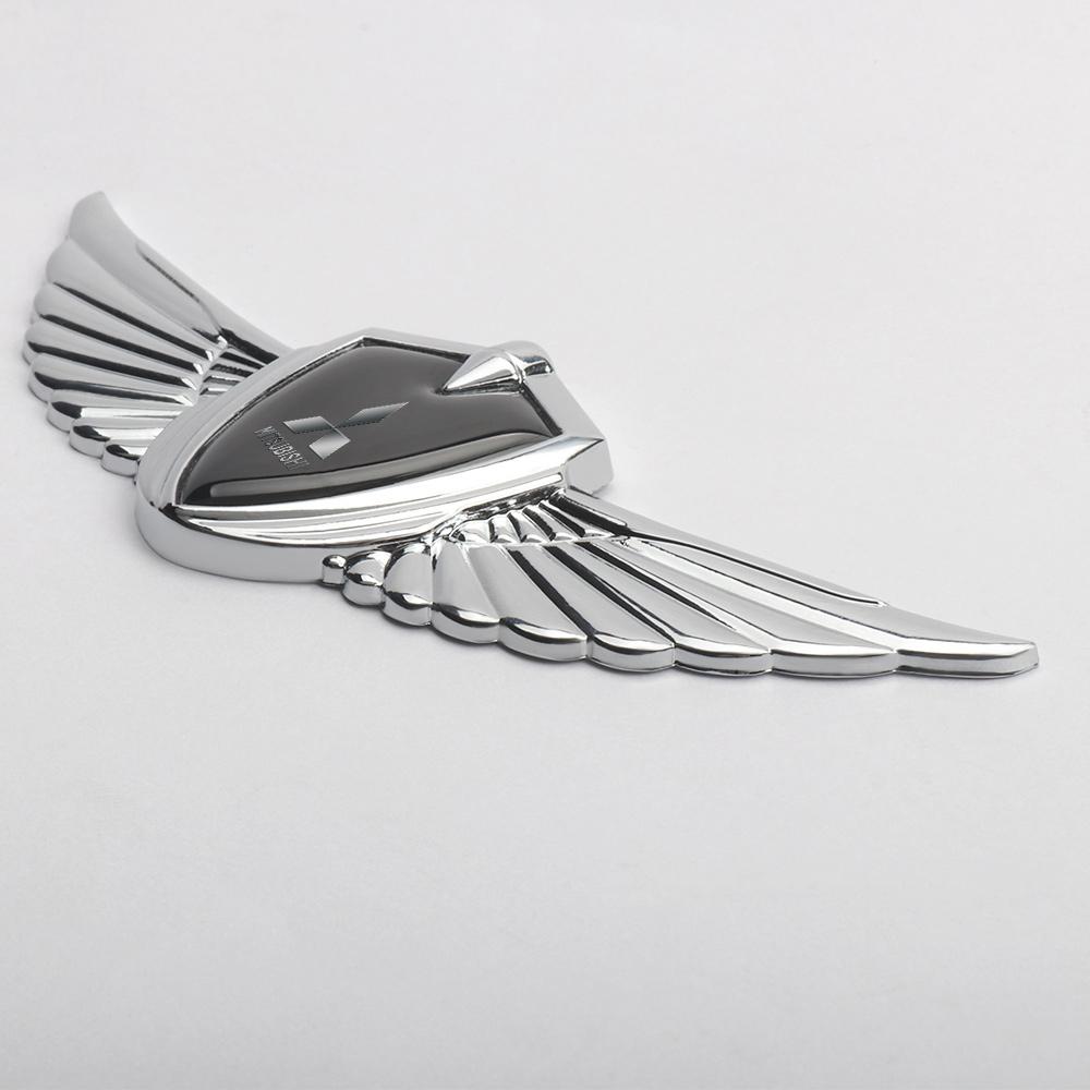 wsdm9 Car Styling 3D Metal Stickers Decal Auto Emblem Badge Decoration For Mitsubishi Asx Lancer Pajero 4 Outlander Xl L200 EX10 Colt