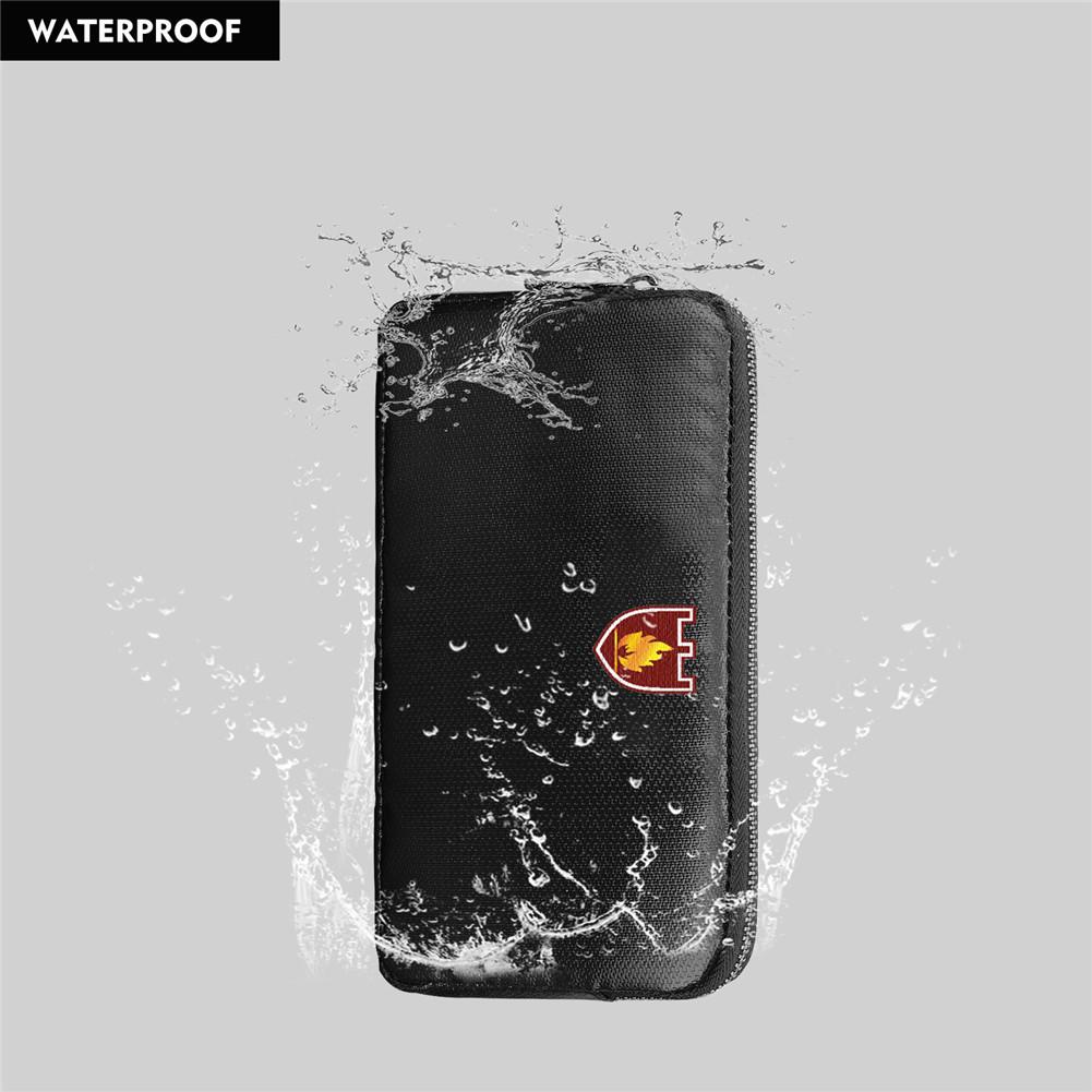 Огнеупорный пакет для хранения Водонепроницаемый Огнеупорный GPS RFID Faraday-мешок Кошелек для денег Портативный кошелек Конверт Контейнер с молнией