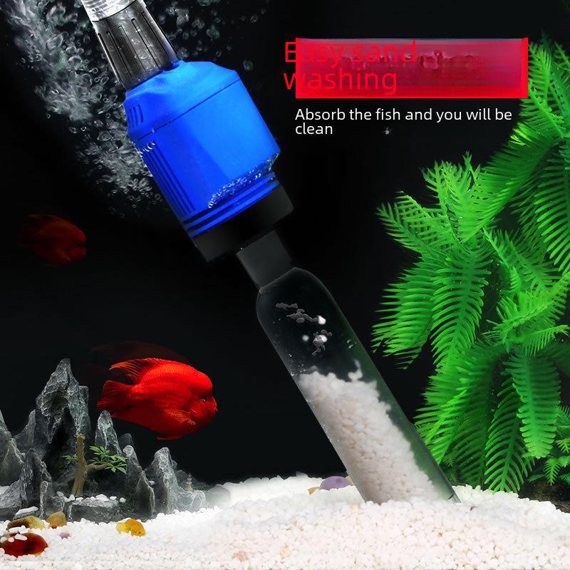 Электрический водосменник и пескомойка Sensen: Автоматический очиститель аквариума для откачки воды и удаления отходов жизнедеятельности рыб.