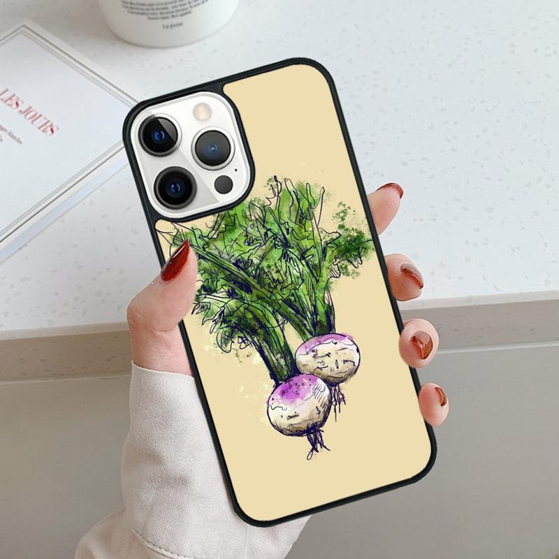 Веганские Овощи Фрукты Чехол для Телефона Для iPhone 17 Air 11 12 13 14 15 16 Pro Max Чехол Для iPhone 17 Air Max Plus Coque Корпус
