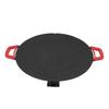 Round Electric Grill 40cm Smokeless Nonstick Rapid Heat Up BBQ Grill Pancake Maker with Handles