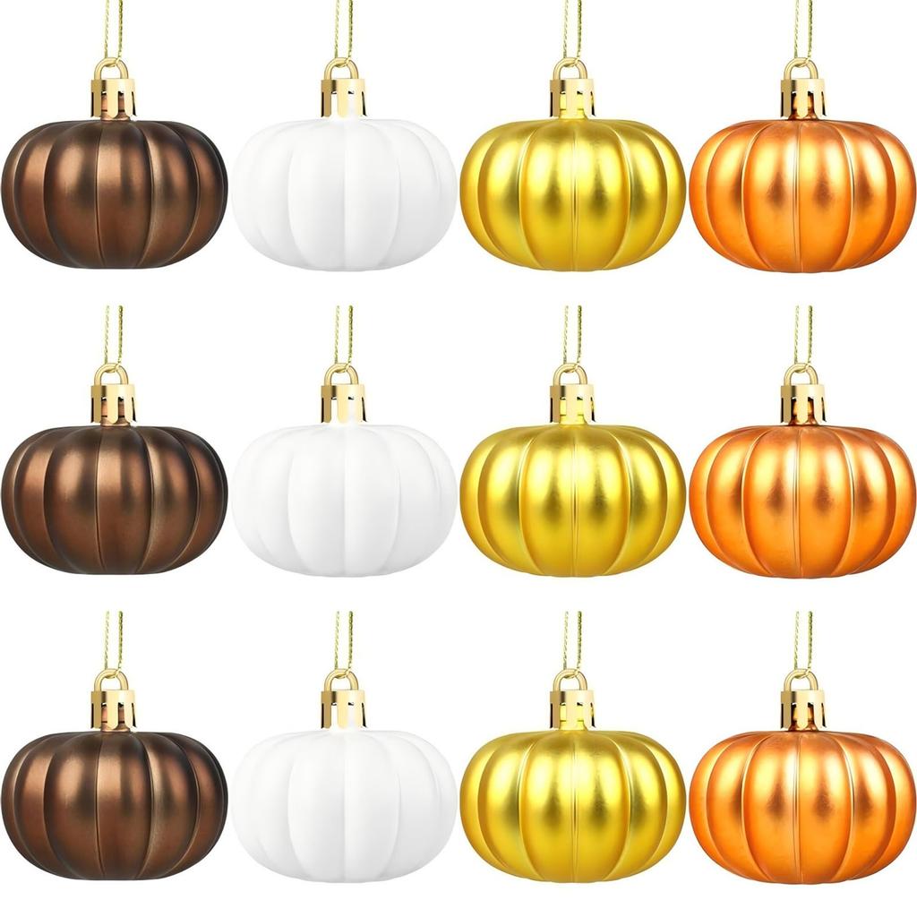 Halloween Pumpkin Pendant, Christmas Ball Decoration Pendant, Printed Colored Ball, Holiday Decoration