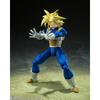 Bandai SPIRITS SHFiguarts Dragon Ball Super Saiyan Trunks - Скрытая супер сила приблизительно. Подвижная фигурка, окрашенная в ПВХ и АБС-пластик, 140 мм