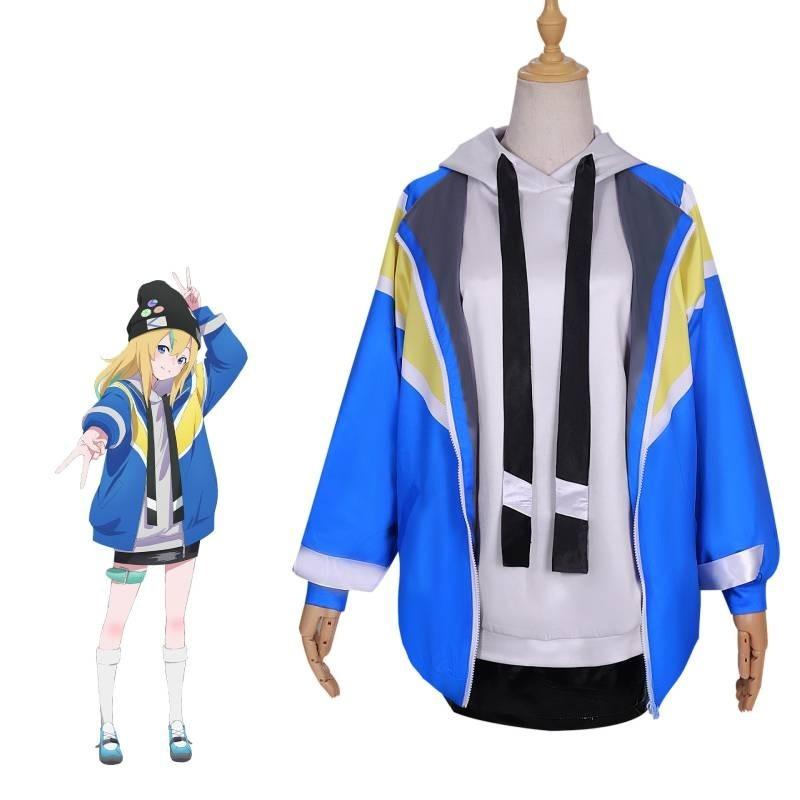 Japanese Anime Theme Cosplay Outfit With Hanae Natsuki And Kaede Higashiyama Characters Comfortable Casual Style Polyester Material Xs-xxxl