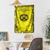 Borussia Dortmund Wall Decor Tapestry Art For Pet Memorial Birthdaywedding Party Backdrop Family Gift