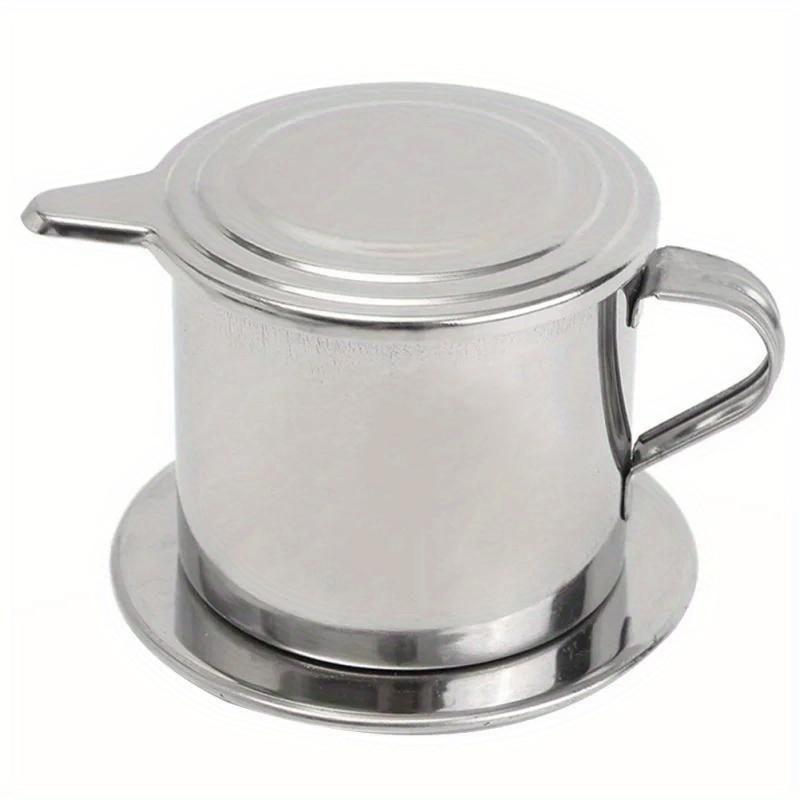 Stainless Steel Coffee Drip Filter Maker Pot Infuse Cup Vietnam Style Coffee Mug Cup Strainer Coffee Tools