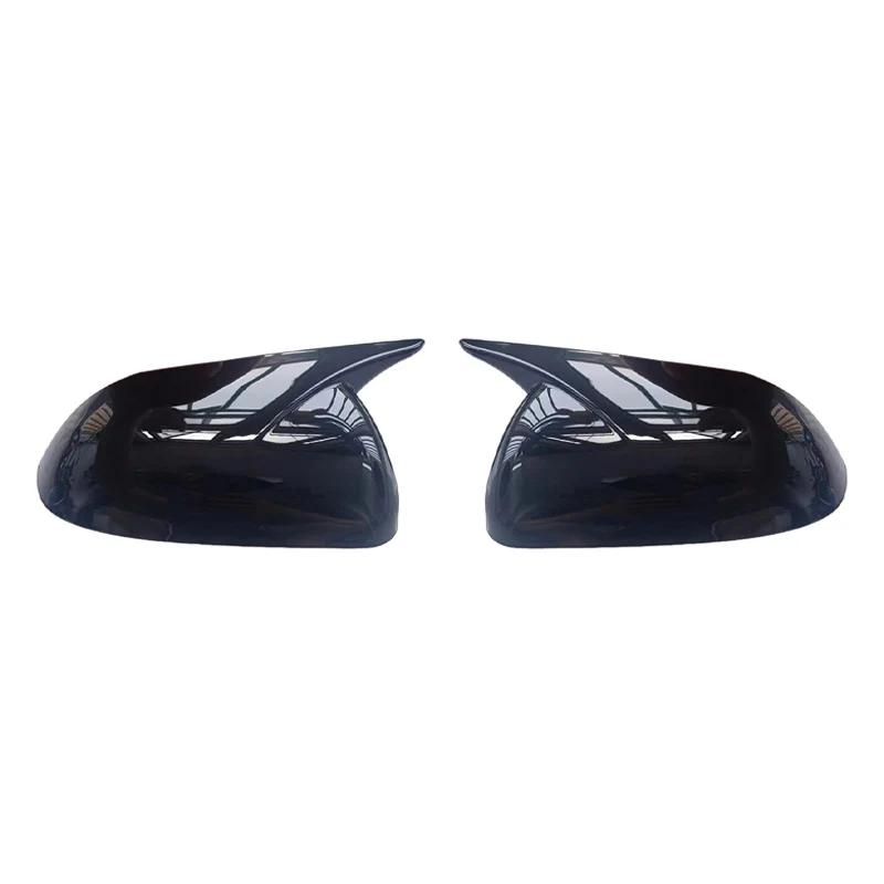 For KIA K2 KX CROSS 2017- RIO 4 2017- Car Rearview Side Mirror Cover Horn Wing Cap Exterior Door Trim Sticker Carbon