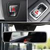 Car Random post Sticker Steering Wheel Decal Interior Decoration Emblem For Mitsubishi lancer asx outlander pajero l200 galant