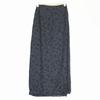 Made In Italy MM by Long Wrap Skirt/Women’s Size L/Navy/(USED)