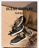 Aokang Autumn New Fashionable Casual Board Shoes for Men, Lightweight and Comfortable, Easy to Step on Single Shoes