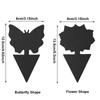 Ловушки для грибных комариков в форме цветка и бабочки, ловушка для дрозофил и комаров, липкая ловушка, ловушки для насекомых, липкие ловушки для мух