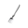 EDISONmama Collaboration Spoon/Fork: Plump, Maruku Paju (Official) Children's Fork, All Stainless Steel, Easy To Clean, Easy To Grip, Lightweight, Dis