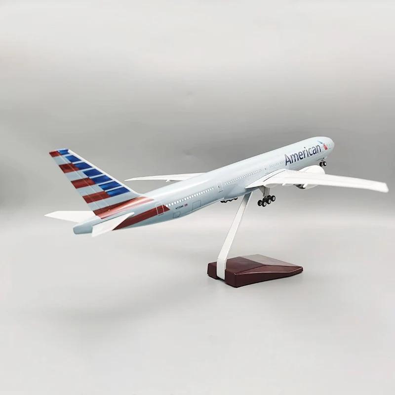B777 Эйр Американские Авиалинии Модель Самолета смола 1:157 Масштаб Модель самолета миниатюрный самолет Коллекционный подарок от авиации