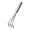 Stainless Steel Garden Hand Rake Manual Weeding Removal Puller Small Leaf Rakes  Garden Yard