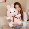 1 шт., 40/50 см, кавайная мягкая розовая плюшевая игрушка с кроликом, милый кролик, плюшевая подушка для маленьких детей, успокаивающий подарок на день рождения, Рождественский подарок