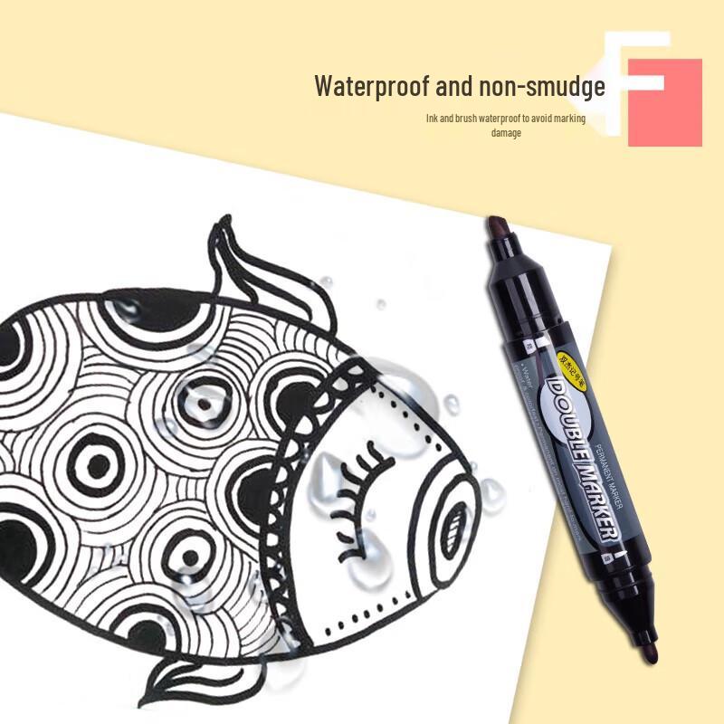 M&G MG2110C Double-Ended Permanent Marker Pen