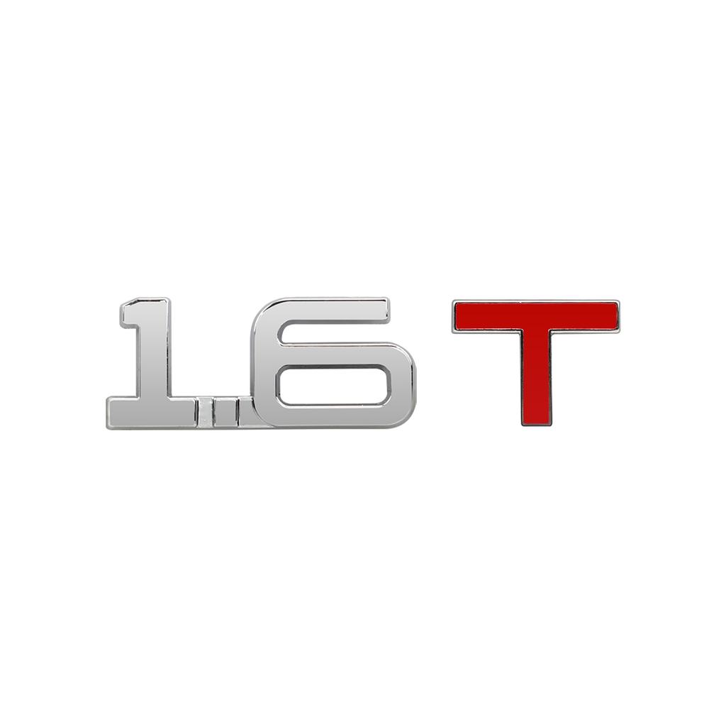Новейшая автомобильная 3D металлическая наклейка с логотипом 1.3T 1.4T 1.5T 1.6T 1.8T 2.0T 2.2T 2.4T 2.5T 2.8T 3.0T Высококлассная универсальная наклейка для стайлинга автомобилей