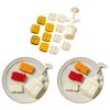 Convenient Mooncake Mold Mooncake Baking Tools ABS Material Mooncake Press Mooncake Stamps for Traditional Celebrations