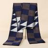 RUNMEIFA Классический осенне-зимний теплый клетчатый мужской шарф из кашемира и шерсти, мягкий полосатый длинный шарф высокого качества, 40 цветов