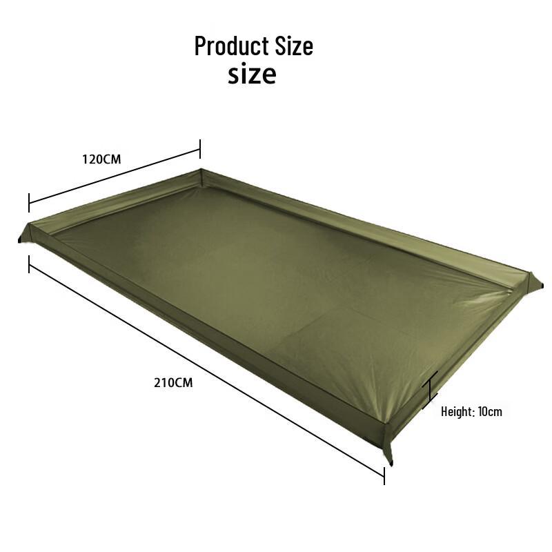 ZISIZ Outdoor Oxford Cloth Camping Mat & Bathtub