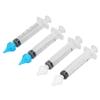 4pcs Professional Baby Nasal Irrigator Syringe Type Silicone Infant Nose Ear Cleaner Rinsing Device