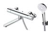 TOTO Bathroom Thermostatic Mixing Comfort Wave 110mm Diameter Wall-Mounted Faucet, 170mm, Plated,