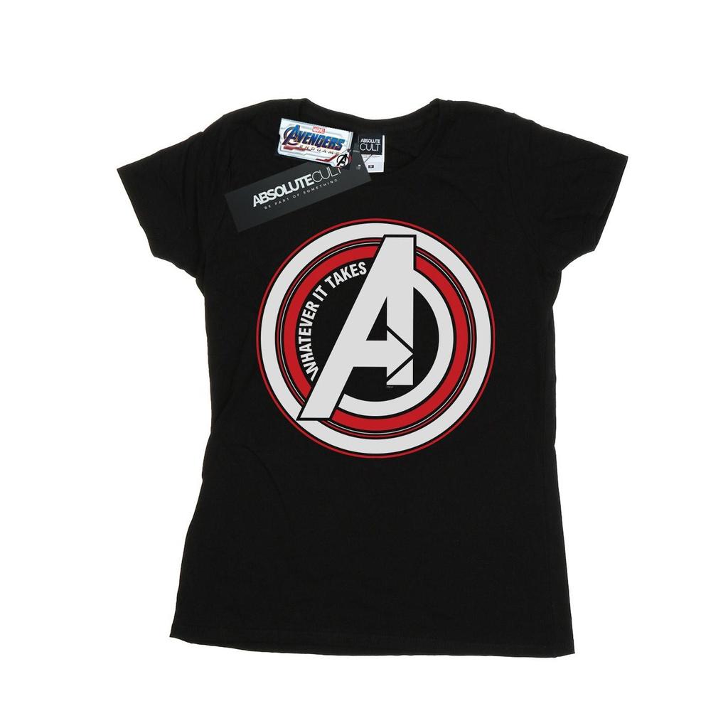 Marvel Womens/Ladies Avengers Endgame Whatever It Takes Symbol Cotton T-Shirt
