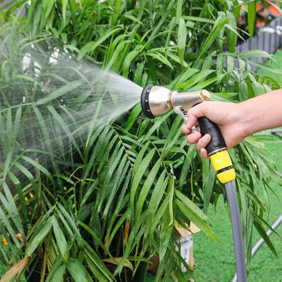 Сверхпрочная насадка для шланга 9 регулируемых режимов распыления Распылитель для шланга