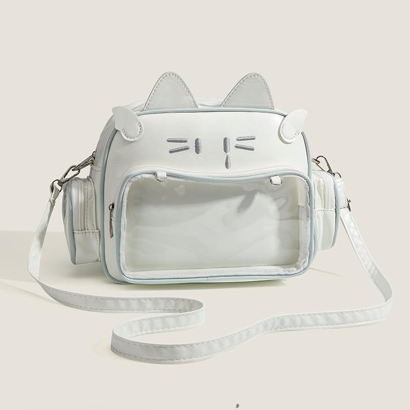 New Japanese Angel Cat Ba Chi Shoulder Pendant Bag One Shoulder Oblique Span Small Square Bag Second Dimension Comic-Con Jk Bag