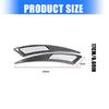 PVC Carbon Fiber Wheel Arch Trim Guard Cover Impact Resistant Design Universal Vehicle Compatibility Quick Installation