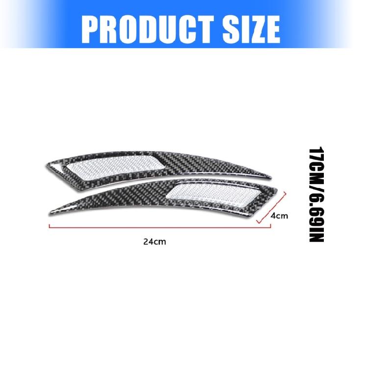 PVC Carbon Fiber Wheel Arch Trim Guard Cover Impact Resistant Design Universal Vehicle Compatibility Quick Installation